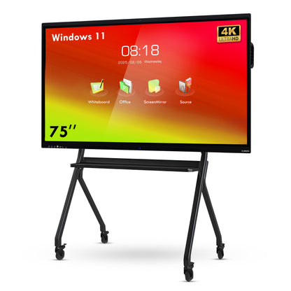 KB ELEMENTS 75" LED UHD 4K Interactive Flat Panel – Touch Smart Display (ELT75P14DE)