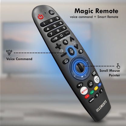 KB ELEMENTS 65" QLED 4K Smart TV   WebOS, Frameless Design (ELT65WQ8DE)
