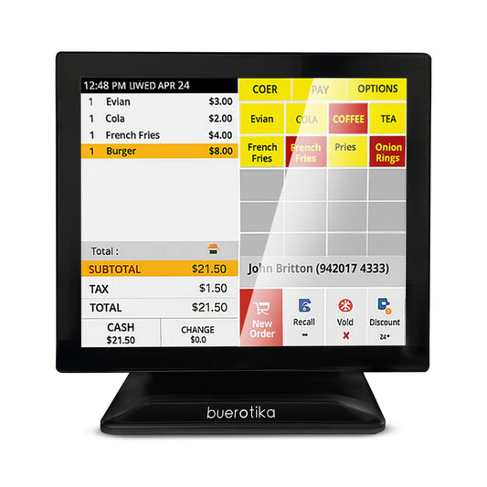 BUEROTIKA BP113POS 17" Touch Screen POS System – Intel® Core™ i5, Dual Display